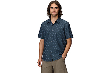 Image of Marmot AirExchange SolarShield Novelty SS Shirt - Mens, Thunderhead Daybreak, M, M16075-24280M