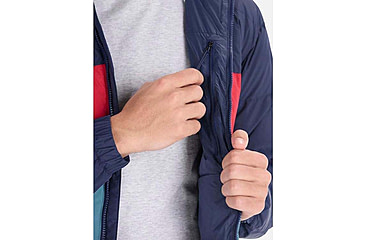 Image of Marmot Ares Jacket - Mens, Arctic Navy/Team Red/Moon River, Large, M15900-23909-L
