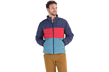 Image of Marmot Ares Jacket - Mens, Arctic Navy/Team Red/Moon River, Large, M15900-23909-L