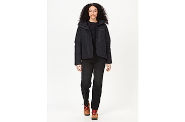 Image of Marmot Chelsea Down Short Coat - Women's, Black, Medium, 195115184780