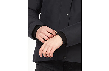 Image of Marmot Chelsea Down Short Coat - Women's, Black, Medium, 195115184780