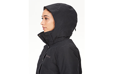 Image of Marmot Chelsea Down Short Coat - Women's, Black, Medium, 195115184780