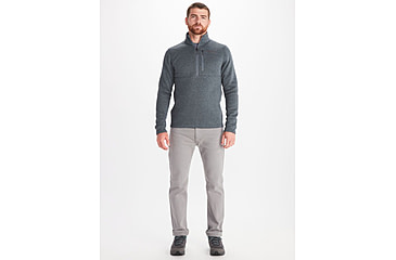 Image of Marmot Drop Line 1/2 Zip - Mens, Steel Onyx, Small, M13193-1515-S