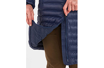 Image of Marmot Echo Featherless Long Jacket - Womens, Arctic Navy Shiny, Large, M15871-20952-L