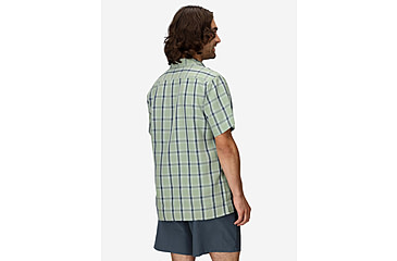 Image of Marmot Eldridge Novelty Classic SS - Mens, Agate Green Oliver Plaid, XL, M10665-24289XL