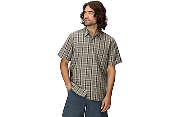 Image of Marmot Eldridge Novelty Classic SS - Mens, Claystone Oliver Plaid, S, M10665-24290S