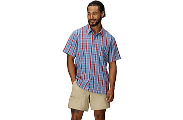 Image of Marmot Eldridge Novelty Classic SS - Mens, Rain Cloud Oliver Plaid, M, M10665-24388M