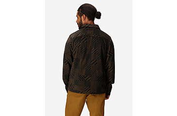 Image of Marmot Felton Fleece Long Sleeve Shirt - Mens, Black Patchwork, Medium, 195115350567