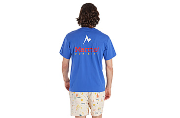 Image of Marmot For Life Short Sleeve Tee - Mens, Trail Blue, 2XL, M15345-21538-XXL