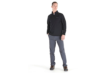 Image of Marmot Leconte Fleece 1/2 Zip - Mens, Black, Extra Large, M15381-001-XL
