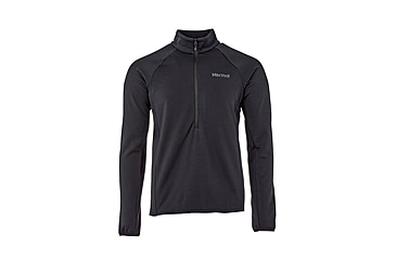 Image of Marmot Leconte Fleece 1/2 Zip - Mens, Black, Extra Large, M15381-001-XL