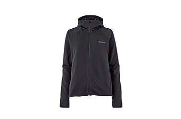 Image of Marmot Leconte Fleece Hoody - Womens, Black, Small, M15393-001-S