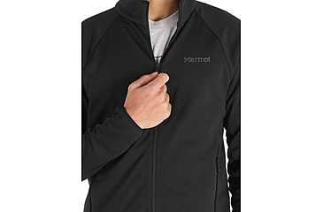 Image of Marmot Leconte Fleece Jacket - Mens, Black, Small, M15382-001-S