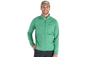 Image of Marmot Leconte Fleece Jacket - Mens, Clover, Medium, M15382-23095-M