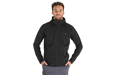 Image of Marmot Leconte Full Zip Hoody - Mens, Black, Medium, M15383-001-M