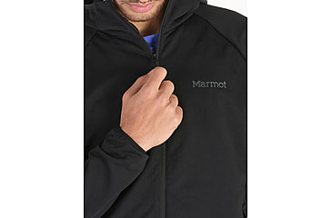 Image of Marmot Leconte Full Zip Hoody - Mens, Black, Medium, M15383-001-M