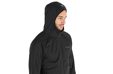 Image of Marmot Leconte Full Zip Hoody - Mens, Black, Medium, M15383-001-M