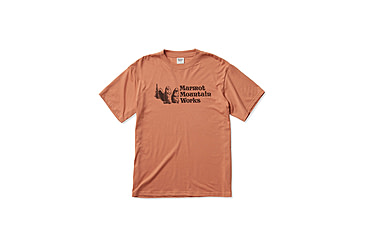 Image of Marmot MMW Short Sleeve T-Shirts - Mens, Sunburn, Extra Large, M15593-20497-XL