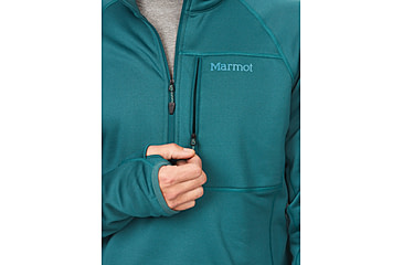 Image of Marmot Olden Polartec 1/2 Zip - Mens, Dark Jungle, Large, M13183-22261-L