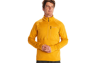 Image of Marmot Olden Polartec 1/2 Zip - Men's, Small, Yellow Gold, M13183-9472-S