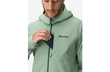 Image of Marmot Pinnacle DriClime Hoody - Mens, Agate Green, XL, M15385-24373XL