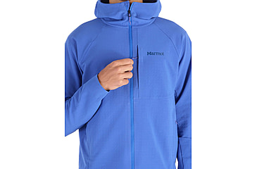 Image of Marmot Pinnacle DriClime Hoody - Mens, Trail Blue, Medium, M15385-21538-M