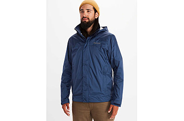 Image of Marmot PreCip Eco Jacket - Men's, Arctic Navy, Medium, 195115270872