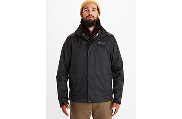 Image of Marmot PreCip Eco Jacket - Men's, Black, Medium, 195115270629