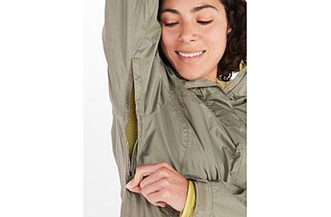Image of Marmot PreCip Eco Jackets - Womens, Vetiver, Extra Small, 46700-21543-XS