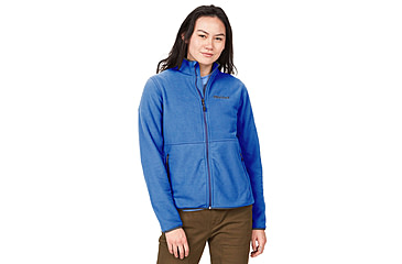Image of Marmot Rocklin Full Zip Jacket - Womens, Blue Bonnet, Extra Small, M12402-23092-XS