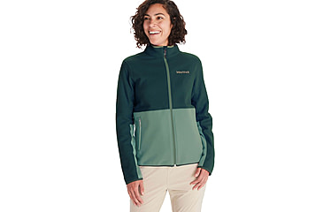 Image of Marmot Rocklin Full Zip Jacket - Womens, Dark Jungle/Frosty Green, Small, M12402-23226-S