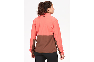 Image of Marmot Rocklin Full Zip Jacket - Womens, Grapefruit/Pinecone, Large, M12402-22519-L