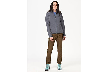 Image of Marmot Rocklin Full Zip Jacket - Womens, Steel Onyx, Extra Small, M12402-1515-XS