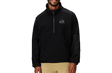 Image of Marmot Wanderer High Pile Fleece Pullover - Mens, Black, Medium, 195115340407