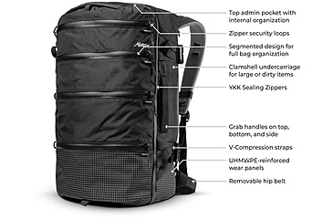Image of Matador SEG28 Backpack, Black, One Size, MATSEG28001BK
