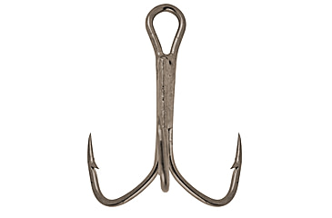 Image of Matzuo Sickle Treble, Black Chrome, Size 1/0, 340011-1/0