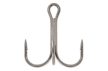 Image of Matzuo XX Strong Treble Hook, Black Chrome, Size 1, 300011-1
