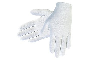 Image of MCR Safety 100% Cotton Lisle Inspectors Gloves - Mens, Large, Straight Thumb, 8600C