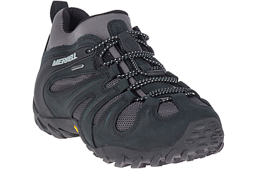 Image of Merrell Chameleon 8 Stretch Waterproof Hiking Shoes - Mens, Black/Grey, 12, J034177-12