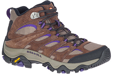 Image of Merrell Moab 3 Mid Casual Shoes - Womens, Bracken/Purple, 6, Medium, J035870-M-6
