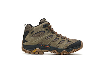 Image of Merrell Moab 3 Mid WP Hiking Shoes - Mens, Wide, Olive/Gum, 11, J036549W-11