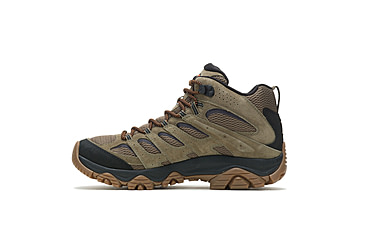 Image of Merrell Moab 3 Mid WP Hiking Shoes - Mens, Wide, Olive/Gum, 11, J036549W-11