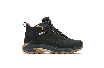 Image of Merrell Moab Speed 2 Leather Mid WP Hiking Shoes - Mens, Black, 9 US, J037777-9