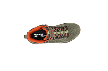 Image of Merrell Moab Speed 2 Leather Mid WP Hiking Shoes - Mens, Olive, 10.5 US, J037781-10.5