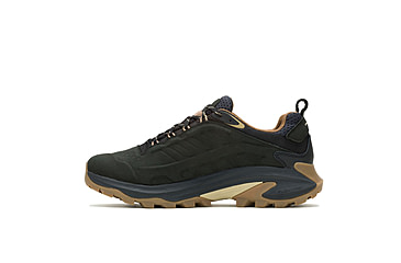 Image of Merrell Moab Speed 2 Leather WP Hiking Shoes - Mens, Black, 10.5 US, J037783-10.5