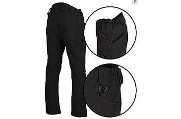 Image of MIL-TEC Mil-Tec Softshell Assault Pants, Black, 3XL, 11380002-907