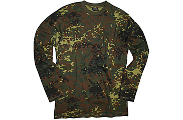 Image of MIL-TEC Camo Long Sleeve T-Shirt, Flecktarn Camo, 3XL, 11065021-907