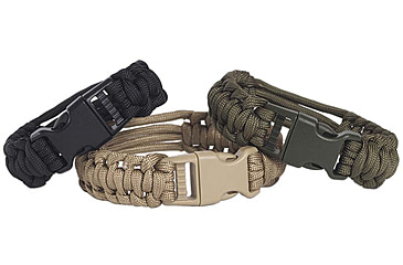 Image of MIL-TEC Paracord Braclet, Large, Black, 15774102-904