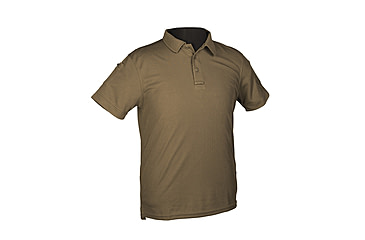 Image of MIL-TEC Sh/Sl Quick Dry Tactical Polo Shirt - Mens, Olive Drab, Extra Large, 10961001-905