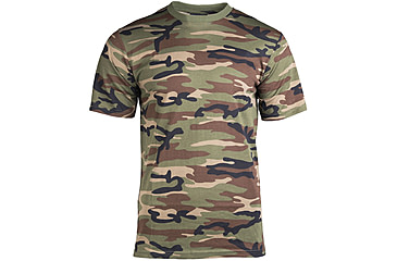 Image of MIL-TEC T-Shirt - Men's, Woodland Camo, Extra Large, 11012020-905